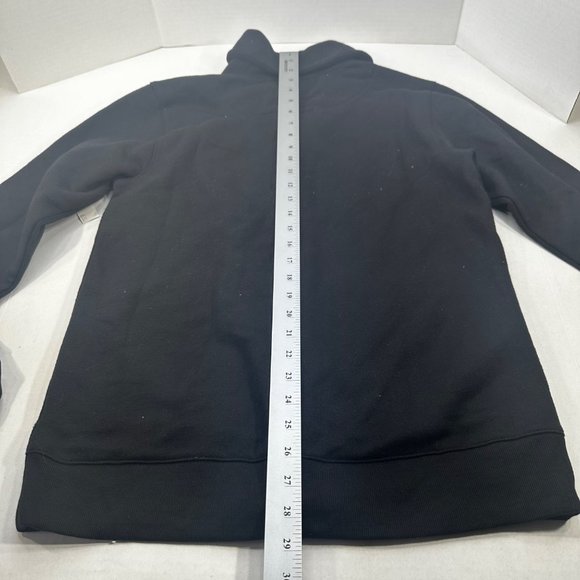 Am Essentials Women's Size Small Button Up Fleece Jacket Black New With Tags - Picture 13 of 14